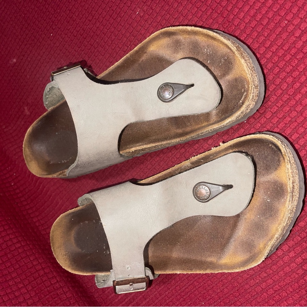 Grey Birkenstocks